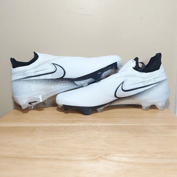 Nike Vapor Edge Elite 360 Flyknit Football Cleats White CV6282-108 Men\'s Size 14
